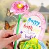 Magic Petal Flower Kit DIY Paper Flower Bouquet Kit 3D Dyed Blossoms with Colorful Petals Educational Floral Art Craft for Kids