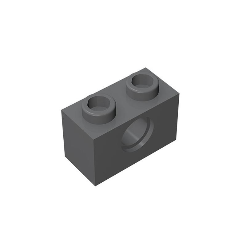 50pcs 3700 Brick 1 x 2 with Hole Bricks Collections Bulk Modular GBC Toys For Technical MOC DIY Building Blocks Compatible