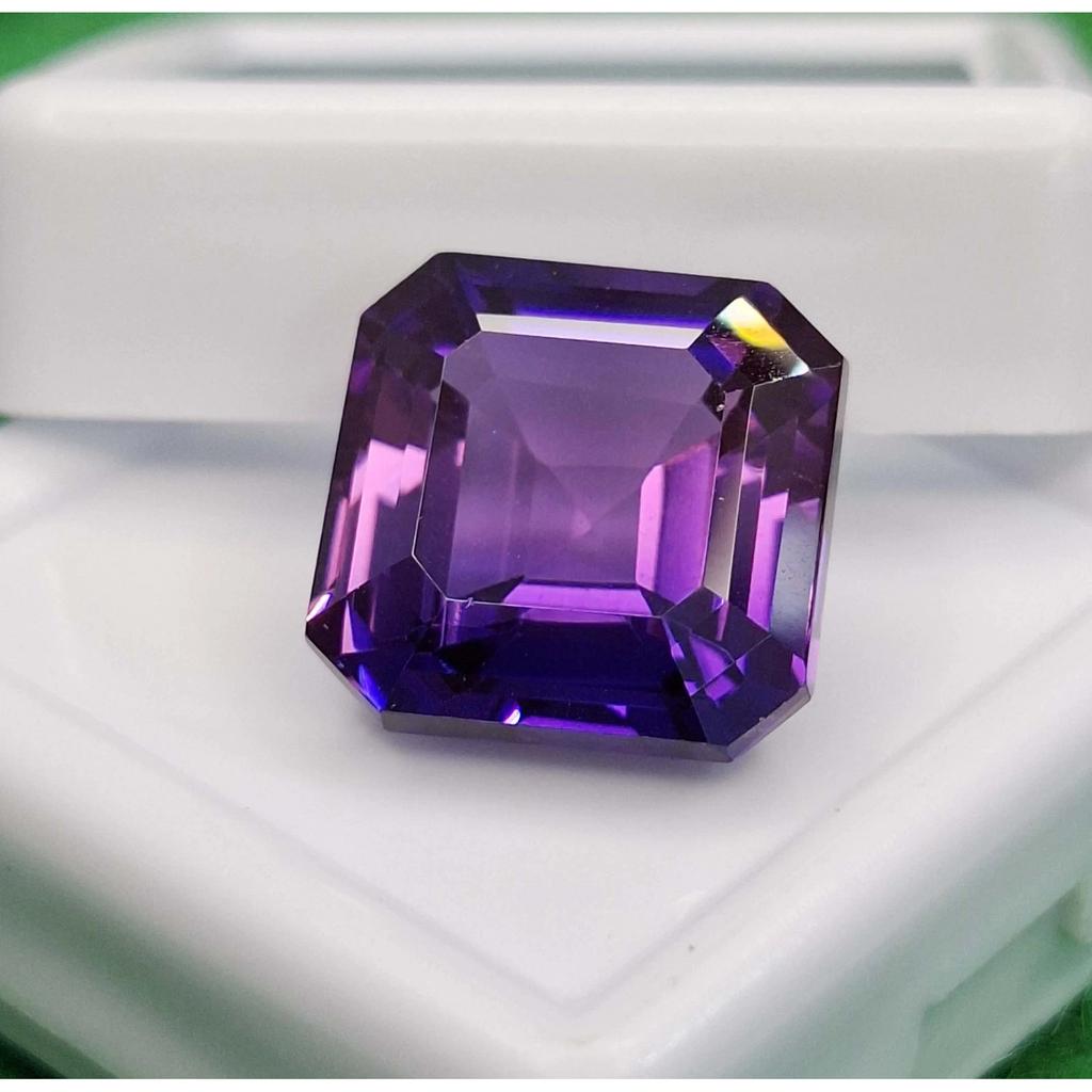 Fabulous Natural Purple Pink Sapphire 11-13 Ct Asscher Cut Certified Gemstone