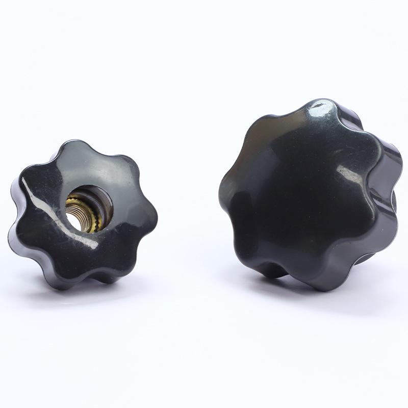 Ручка для затяжки гаек в форме семи звезд с бакелитовой ручкой, сквозным и глухим отверстием, размеры M4, M5, M6, M8.