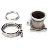5 Bolt Turbo Downpipe Flange V Band Conversion Adaptor Replacement for Subaru Forester XT Models 2004‑2008