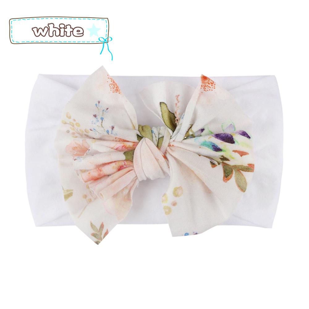 Fashion Baby Print Bow,Baby Headband,Soft Nylon Childrens Hair Accessories,Multi-color,Optional