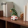 Christmas Tabletop Decorations Gnome Figurine, Resin Tomte with Tree Hat & Reindeer Holiday Home Decor Antlers, for Window Shelf, Xmas Gift Decorative
