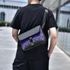 Модная мужская сумка кроссбоди в форме ромба, маленькая квадратная сумка, новая уличная трендовая сумка на плечо