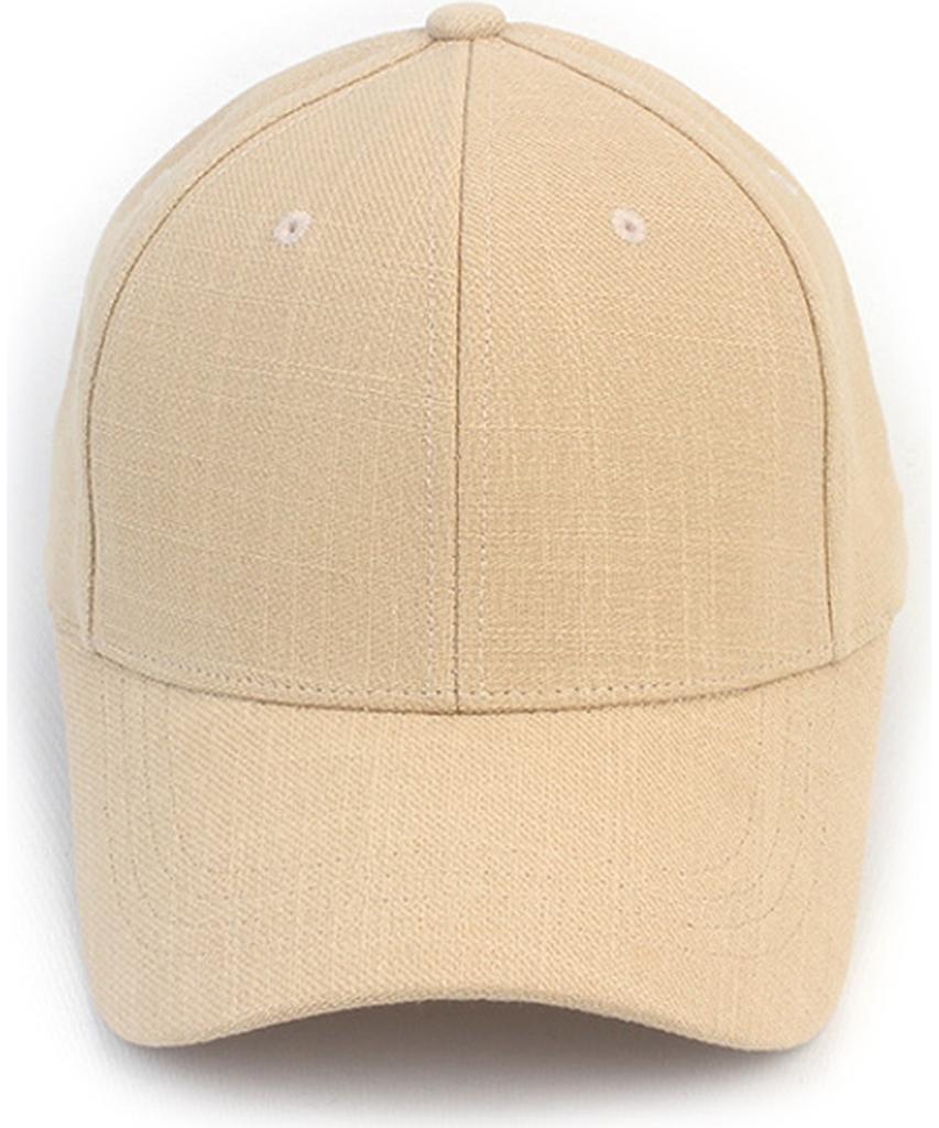 Yunibeosyeolkemiseuteuli Льняная Muji Бежевая Бейсболка Льняная Шляпа