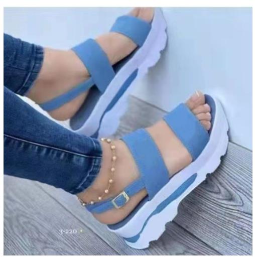 Мода 2024 года. Модные женские босоножки на танкетке с пряжкой на платформе и ремешком. Летняя уличная обувь в стиле панк. Пляжные женские босоножки на танкетке. Sandalias De Mujer.