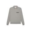 Essentials SS22 Long Sleeve Polo Men Tops Dark-Oatmeal FOG-SS22-522