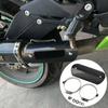 Motorcycle Exhaust Middle Pipe Heat Shield Muffler Protector Guard Carbon Style