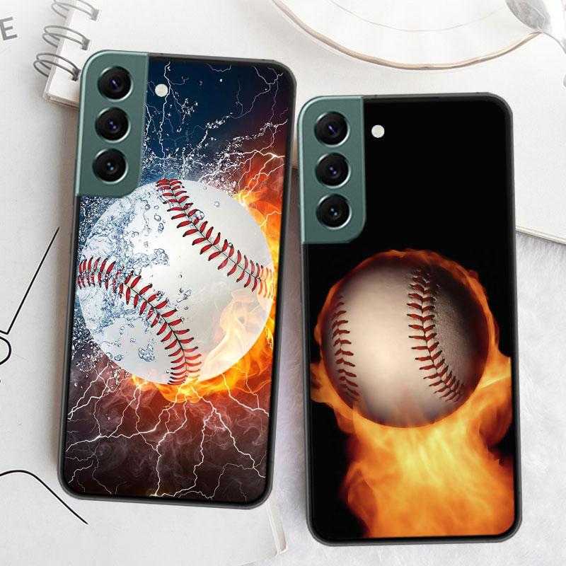 Baseball Phone Case For Samsung Galaxy S22 S25 Ultra S21 S10 Plus S25Edge S20 S23 S24 FE S10E Cover Silicone Soft TPU Clear Shel