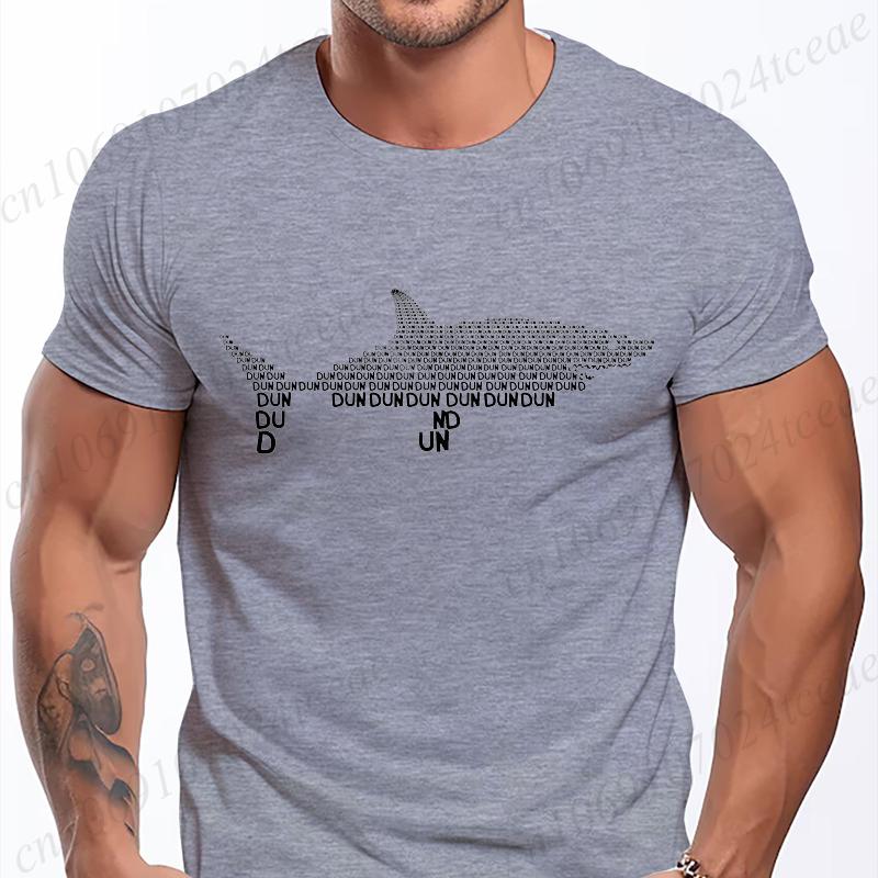 Funny Shark T Shirts for Men Short Sleeve Shirts for Guys Funny Graphic Tees for Shark Week Clothes Fashion Casual Men's Tees