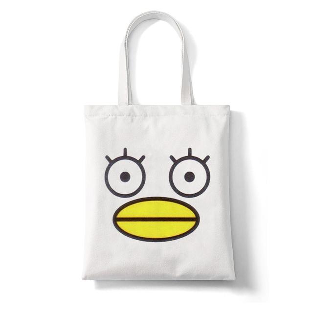 Японское аниме Gintama Sakata Gintoki Kagura с мультяшным принтом, женские сумки для покупок, большая сумка для покупок, модная повседневная сумка Pacakge