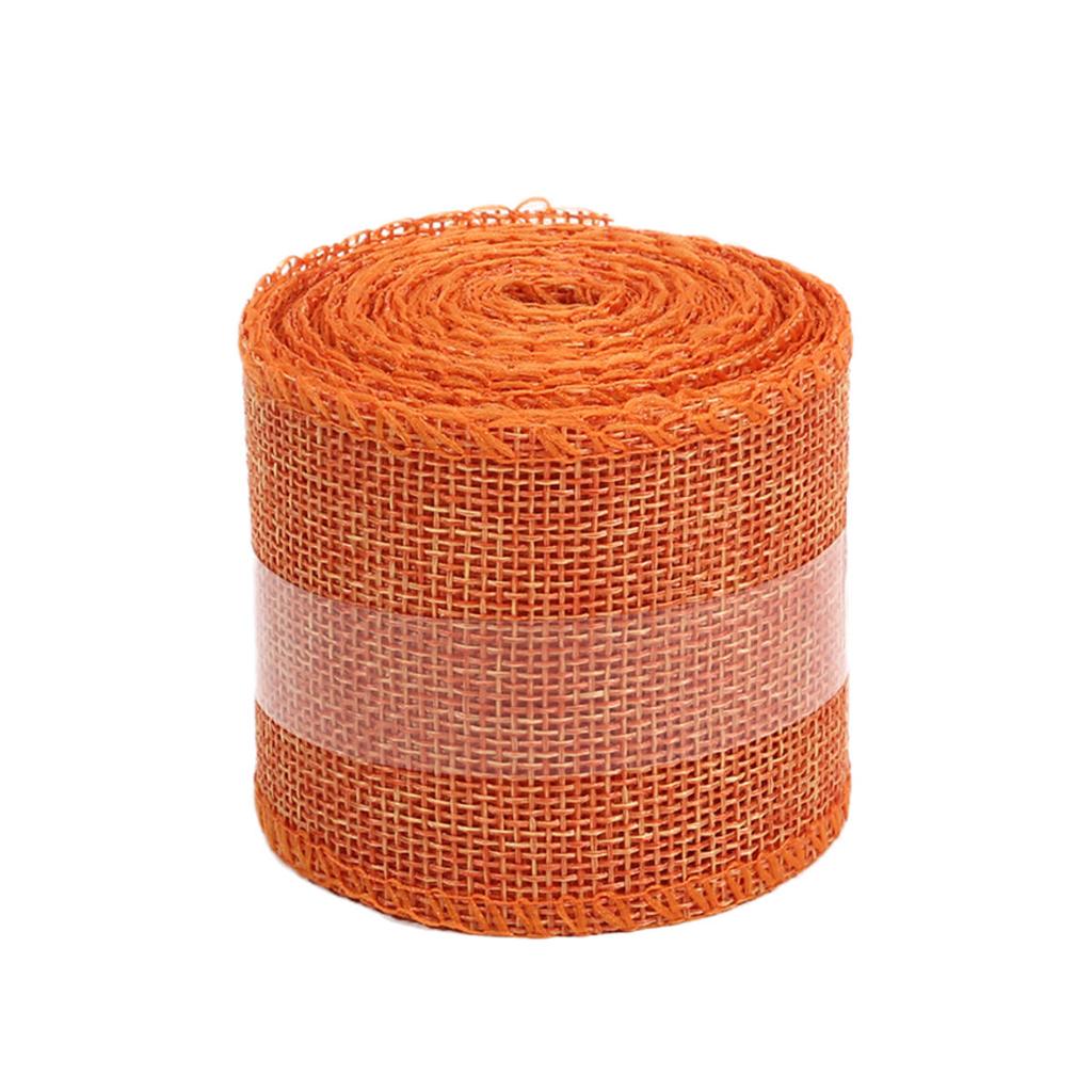 5 метров 60 мм имитация льняной кордовой ленты рулон рождественская подарочная упаковка украшение свадебная вечеринка DIY ручная работа тесьма