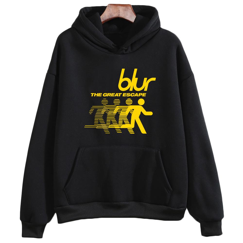 Толстовки Blur Band Свитшот The Great Escape Модные Мужские Уличная Мода Женские С Длинным Рукавом Худи Рок Популярные Пуловеры Повседневные