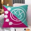 Известная панк-группа Blink-182 Персонализированная наволочка Детская спальня Декор для дикой вечеринки Наволочка Подарок на день рождения ребенка, на выписку
