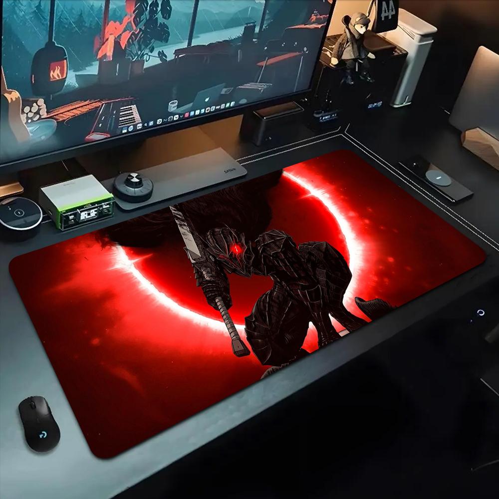 Коврик для мыши Berserk 500x1000 мм Большой игровой коврик для мыши Геймерский XL Резиновый Отаку Клавиатурный коврик Настольный коврик для ноутбука