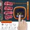 Digital Meat Kitchen Thermometer Touch Screen Waterproof Meat Temperature Thermometer Probe Timer Mode for Grilling BBQ Cooking
