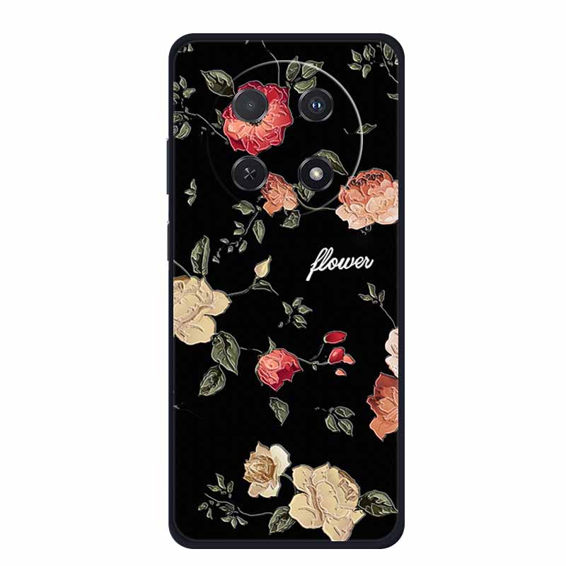 3D Тисненый Чехол Для Huawei Nova 14i Чехол Для Телефона Coque Цветы Силиконовый Мягкий Задний Чехол Для Huawei Nova 13i Y91 12i Чехол Funda Para