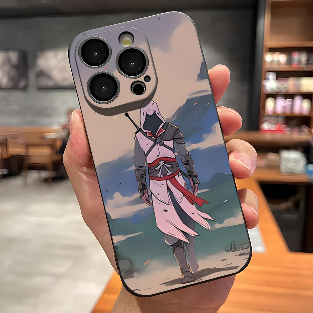 Чехол для телефона игры Assassin's Creed Для IPhone 17 Pro Max 15 Pro 16 14 Plus 12 13 Mini 11 Pro Ударопрочный Мягкий Чехол