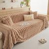 Thicken Rabbit Plush Sofa Slipcover Universal Non-slip Super Soft Sofa Towel Couch Cushion For Living Room Modern Home Decor