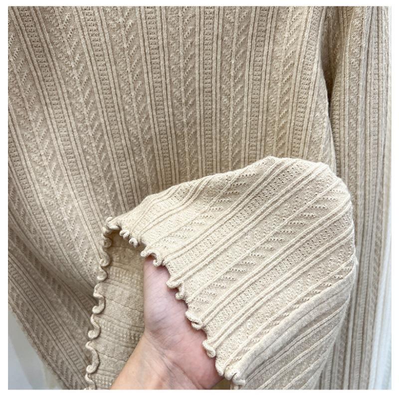 Вязаный свитер с полувысоким воротом, однотонный женский свитер с длинными рукавами