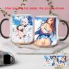 Cute Sexy Girl Coffee Mugs BSKT-133 Custom Cup Sublimation Tumblers Discoloration Coffee Mug Anime Color Change Cup Drinkware