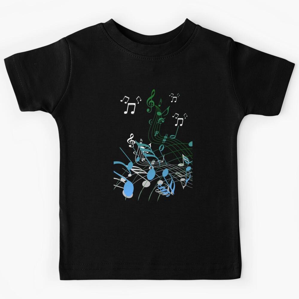 80's Music Retro Lyrics Kids T-Shirt