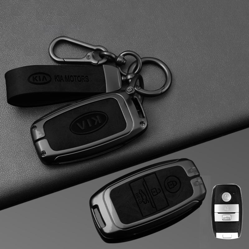 3/4 Buttons Zinc Alloy Car Smart Key Case Cover Shell For KIA Sportage Cerato Optima K2 K3 K4 K5 RIO Picanto Soul Sorento Sedona