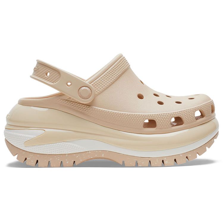Crocs Женские теплые хаки ЭВА Классические Mega Crush Платформа Клоги Уличные Дышащие 6.1см 207988-2DS