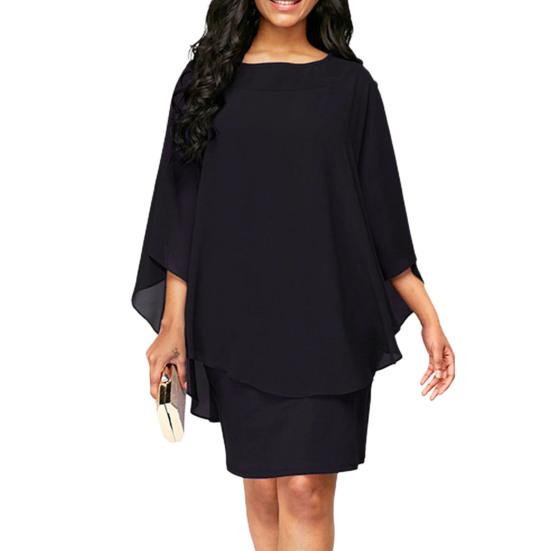 Вечернее платье с круглым вырезом, рабочая одежда, мягкая классическая женская одежда из двух частей, уличная одежда