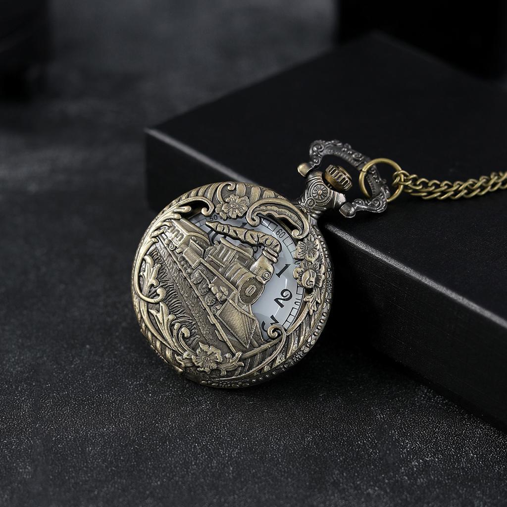 Luxury Men's Classic Watch Men Pocket Watch Alloy Quartz Watch Fashion Women Mens Necklace Chain Watch