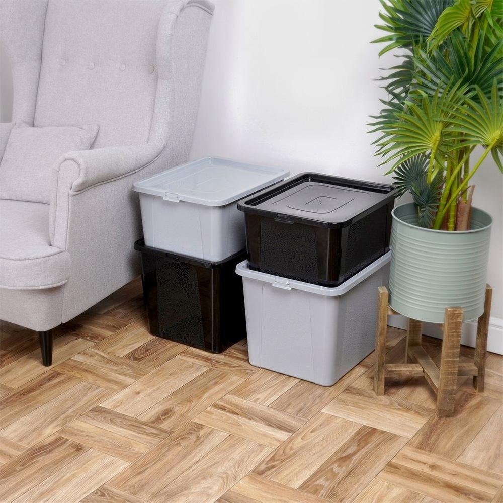 Plastic Storage Container Large Toy Box 20L Lid