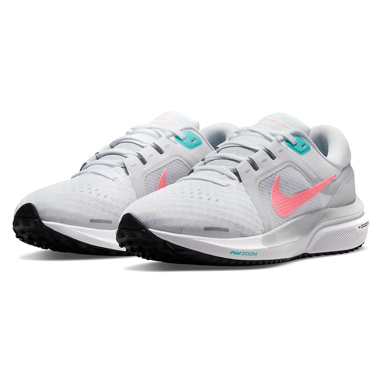 Nike Air Zoom Vomero 16 Pure Platinum Lava Glow Женские кроссовки Серо-Белый Динамический-Бирюзовый DA7698-101