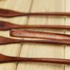 Kitchen Kids Japanese Style Cooking Eco-friendly Natural Wooden Forks Tableware Cutlery Dinnerware