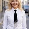 Korean Style Lazy Person Neck Tie Adjustable Casual Pre Tied Neck Tie Temperament Easy To Wear Hand-beaded Long Necktie Parties