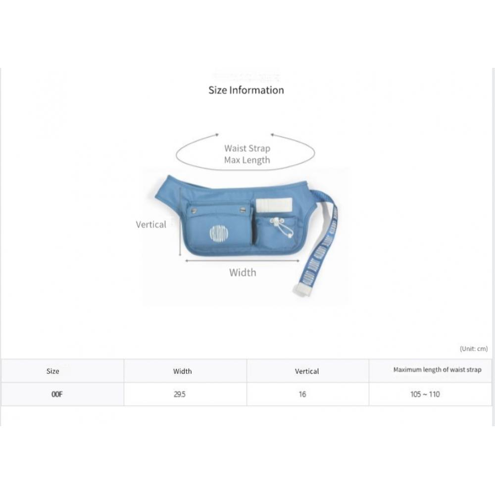 Blu Dot Volume Logo Hip Bag Plus Bl
