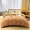 1Pc Geometric Duvet Cover 100% Cotton Thickened Check Bedding Hotel Quality Nordic Style Comforter Cover with Zipper Closure