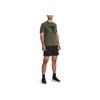 Under Armour Project Rock Logo Print Training T-Shirt Men Tops Green 1380520-390