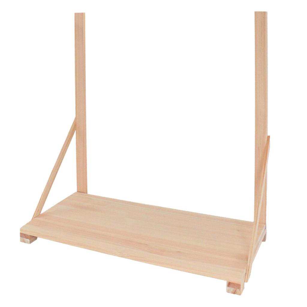 Камидана но Сато Полка для синтоистского святилища, Сделано в Японии из японского кипариса, Средний размер, Подставка для установки, Аутентичное деревянное настенное крепление