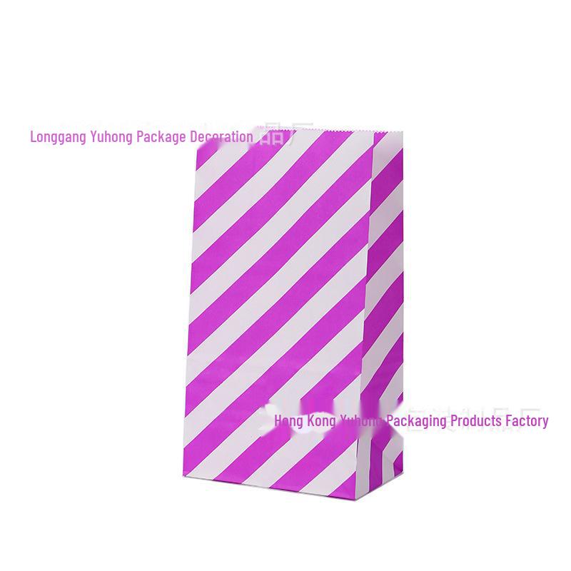 Пакеты для конфет из крафт-бумаги на заказ — красочные, милые, с квадратным дном