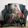 Minnesota Wild Print Flannel Blanket High Quality Warm Comfortable Cover for All Seasons Perfect for Gifts Home Decor