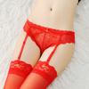 Комплект чулок с подвязками из кружева, сексуальная перспектива, ультратонкий, соблазнительный, горячий, цельный, трусики с подвязками, женский