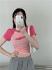 Короткий студенческий топ в стиле Pure Lust, приталенный топ для горячих девушек, новая летняя футболка 2024 года с короткими рукавами, женский американский дизайн Sense Ins