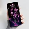 Чехол-крышка для ZTE Nubia RedMagic 7 Pro 5G Для Nubia RedMagic 7S Pro 5G Мягкий силикон Черный корпус Милый цветочный мультяшный корпус