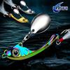 1Pc Spinner Bait Metal VIB Fishing Lure Trolling Spoon Wobbler with Sequin for Bass and Pike