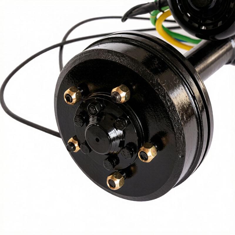 High-Power Electric Tricycle Rear Axle Assembly with Integrated Oil Brake for Universal Four-Wheel Vehicles