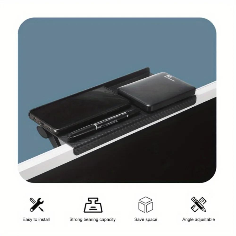 Screen Top Storage Shelf Adjustable Monitor Storage Rack Computer Desktop Display Stand TV Router Storage Rack Home Organizer