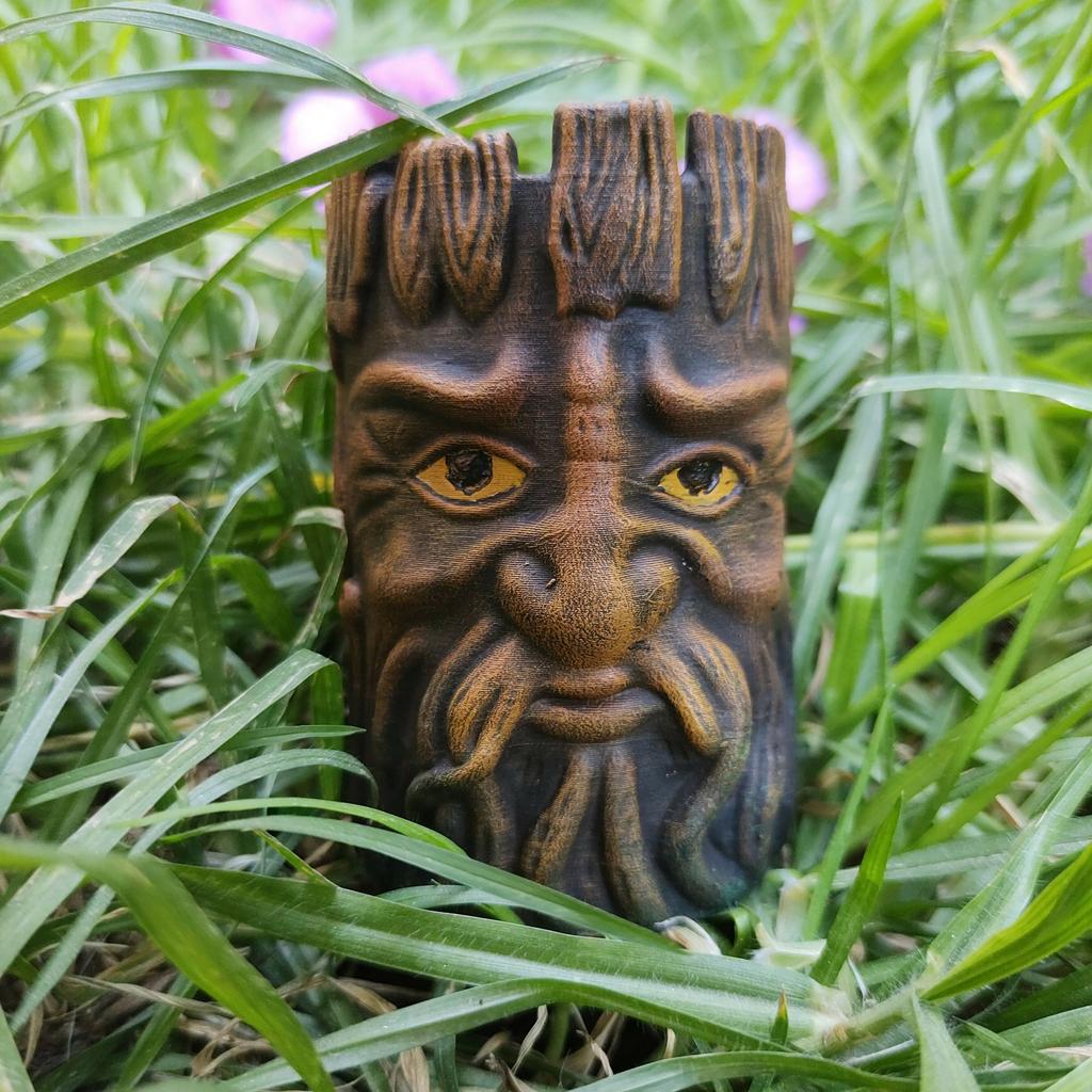 Silicone Vase Molds Succulent Planter Mold Tree Stump Elder Shape Silicone Flowerpot Mold Suitable for Crafting Vase