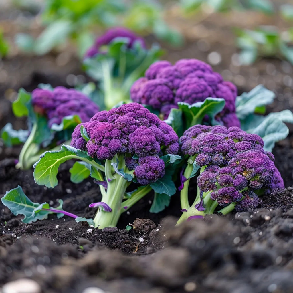 100 Purple Broccoli Seeds - SemiWild Permaculture