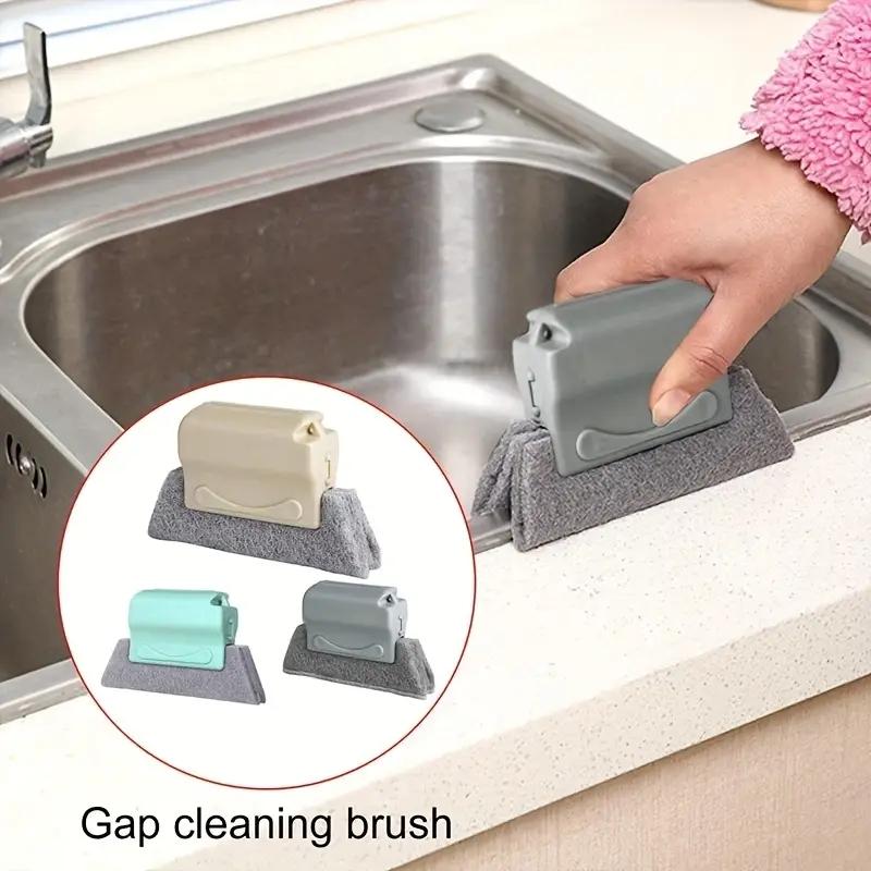 Креативная ткань для чистки оконных канавок, слот для щетки, ручная многофункциональная дверная щетка, кухонная щетка для клавиатуры, домашние инструменты