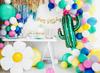 Partydeco Kurtyna Party Kolor Niebieski 90X250Cm